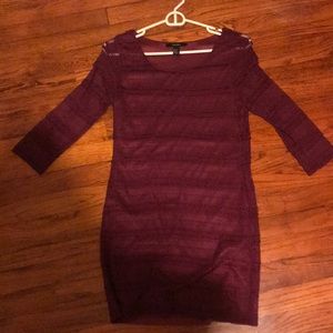 Skin tight Maroon dress
